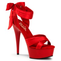 Plateau Sandalette DELIGHT-668 rot