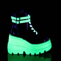Neon Boots SHAKER-52 schwarz / neongrün