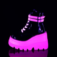 Neon Boots SHAKER-52 schwarz / neonpink