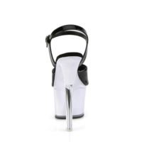 LED beleuchtete Knöchelriemensandale DISCOLITE-709 schwarz / neon