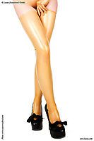 Lange Latexstrümpfe, 82 cm