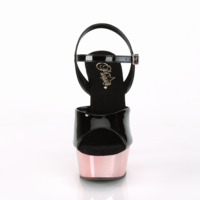 6 "Heel, 1 3/4 "Plateau Knöchelriemensandale