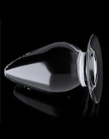 Transparenter Analplug 11,5cm