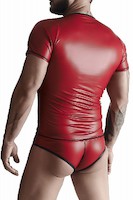Rotes Herren-Shirt