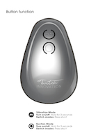 Freihand Saug & Vibrations Spielzeug Twitch - Silber