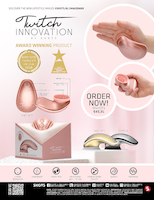 Freihand Saug & Vibrations Spielzeug Twitch - Gold 