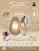 Freihand Saug & Vibrations Spielzeug Twitch - Gold 