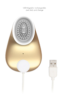 Freihand Saug & Vibrations Spielzeug Twitch - Gold 