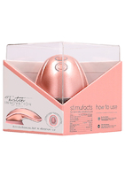 Freihand Saug & Vibrations Spielzeug Twitch - Rose Gold