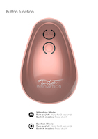 Freihand Saug & Vibrations Spielzeug Twitch - Rose Gold