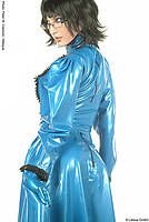 Latexrüschenbluse, geklebt