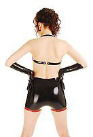 Latex-Hose Panties
