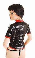 Latex-Top geschnürt