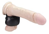 Hodenring Leder schwarz