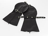 Handschuh Fesseln Leder schwarz