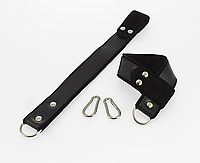 Handschlaufen Leder schwarz