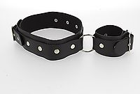 Hand-/Beinfessel Leder schwarz