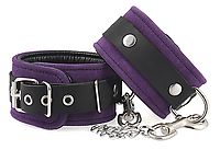 Handschellen Velours lila