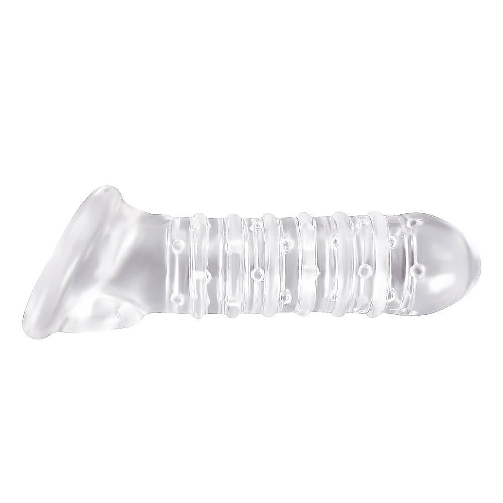 Realistische Penis-Sleeve TPE Penis-anschette Vergrößerung Kondoe G